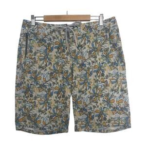 Stio Board Shorts Mens 36 Blue Floral Swim Trunks Quick Dry Surf Beach Outdoor